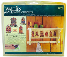 Usado, Papel de parede Wallies 12973 Birdhouses recortes pré-colados laváveis descascáveis comprar usado  Enviando para Brazil