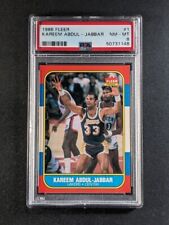 Usado, 1986 Fleer Basketball KAREEM ABDUL-JABBAR #1 Los Angeles Lakers PSA 8 QUASE PERFEITO-PERFEITO comprar usado  Enviando para Brazil