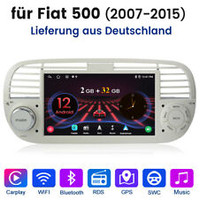 7" Android 12 Radio samochodowe Stereo GPS Nawigacja Wifi carplay SWC do Fiata 500 2007-2015, używany na sprzedaż  Wysyłka do Poland