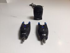Prologic Bat Bite Alarms 2+1 Set Blue Led Used Carp Fishing Gear  for sale  Shipping to South Africa