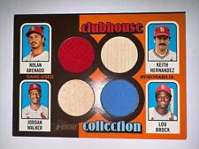 2024 Topps Heritage Brock/Hernandez/Arenado/Walker Quad Relic /10 for sale  Shipping to South Africa