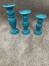 teal candleholders for sale  Alpine