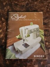 Máquina de costura Singer Stylist em ziguezague manual modelo 774 e 734 1975 comprar usado  Enviando para Brazil