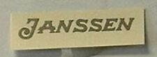 Janssen fallboard decal for sale  Paramount