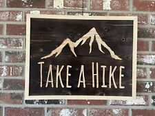 Hike wood sign for sale  Weare
