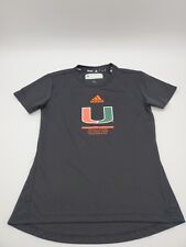 Camisa masculina esportiva preta pequena Adidas Miami Hurricanes..T211 comprar usado  Enviando para Brazil