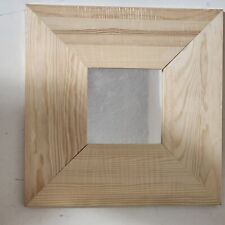 Used, IKEA Malma mirror 10" Square wooden or composite frame black brown blue natural for sale  Shipping to South Africa