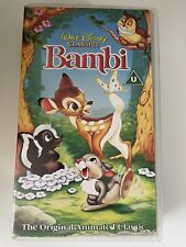 Disney bambi vhs for sale  LONDON