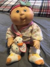 1993 Cabbage Patch Kid Bath Care Baby Hard Body Bald Blue Eyes Dimples for sale  Shipping to South Africa