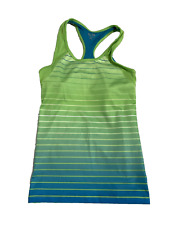 Regata Champion Athletic feminina XS verde ombre listrada corrida traseira comprar usado  Enviando para Brazil