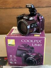 ¡NUEVO CON CAJA! Cámara digital Nikon COOLPIX L840 16,0 MP púrpura ciruela segunda mano  Embacar hacia Argentina