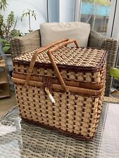 Vintage picnic wicker for sale  FAREHAM