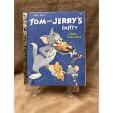 Pequeño libro dorado vintage de fiesta de Tom y Jerry's lanzamiento especial - década de 1980 segunda mano  Embacar hacia Argentina