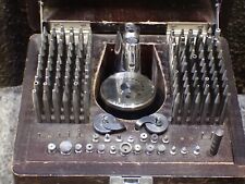 Vintage 151 piece K & D Watchmakers Inverto Staking Set with 18R Anvil VG used for sale  Shipping to South Africa