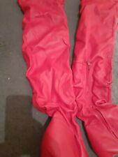 Womans red leather for sale  GLASGOW