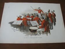 Impressão artística c. 1899 - JOHANN STRAUSS orquestra maestro tocar música Theo Zasche comprar usado  Enviando para Brazil
