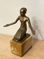 Vintage bronze egyptian for sale  Shipping to Ireland