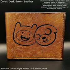 Billetera plegable de cuero FINN & JAKE grabada personalizada - 3 opciones de colores segunda mano  Embacar hacia Argentina