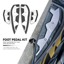 Footrest Foot Pads Pedal Plate For Yamaha XMAX125 XMAX250 XMAX300 XMAX400 for sale  Shipping to South Africa
