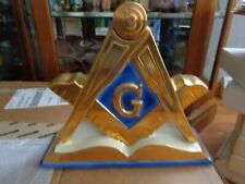 Vintage 1971 Freemason Masonic Compass & Holy Bible Whiskey Decanter for sale  Shipping to South Africa