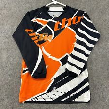Thor Racing Jersey Mens Medium Black Orange Long Sleeve Graphic Motorcross KTM, used for sale  Shipping to South Africa