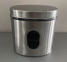 Glass stainless canister for sale  New Philadelphia