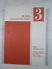 Slavia rivista cultura usato  Tivoli