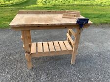 wooden workbench vice for sale  HOLMFIRTH