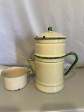 Vintage green enamelware for sale  New Braunfels