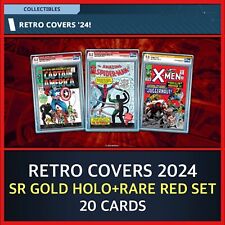 RETRO COVERS 2024-SR GOLD HOLO+RARE RED 20 CARD SET-TOPPS MARVEL COLLECT DIGITAL for sale  Shipping to South Africa