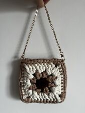 Borsa crochet mattonella usato  Rutigliano
