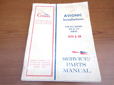 Manual de peças de serviço de aviônica Cessna 152 e 172 Series 1979 e diante comprar usado  Enviando para Brazil