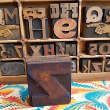 Chunky wooden letterpress for sale  Shipping to Ireland