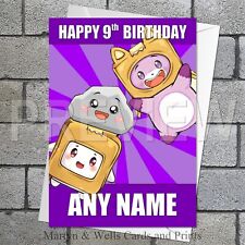 Lankybox birthday card. for sale  ROMFORD