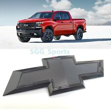 2019-2021 Chevrolet Silverado 1500 gravata borboleta grade frontal emblema preto brilhante comprar usado  Enviando para Brazil