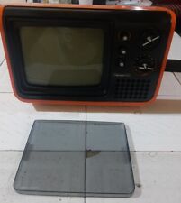 Vintage Orange PANASONIC solid state T.V. television model TR- 729U, used for sale  Shipping to South Africa