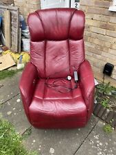 Leather recliner chair for sale  MILTON KEYNES