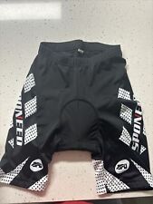 Shorts de ciclismo Sponeed SPO masculino tamanho G acolchoado para andar de bicicleta preto branco #sh1 comprar usado  Enviando para Brazil