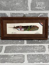 Painted feather signed for sale  Sedalia