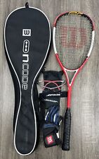 Used, Wilson NCode K Factor Lightweight Squash Racquet 140g N Tour Pro Staff W/ Case! for sale  Shipping to South Africa