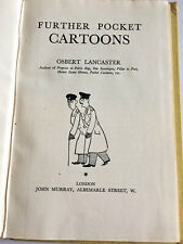 Osbert Lancaster, ‘Further Pocket Cartoons’, John Murray 1942  for sale  NORWICH