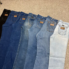 Usado, Lote de 7 calças jeans masculinas Wrangler tamanho sortido e cores jeans cowboy pacote comprar usado  Enviando para Brazil