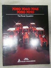 Original 1981 Brochure for Allis Chalmers 7080, 7060, 7045, 7020 & 7010 Tractors for sale  Shipping to Canada