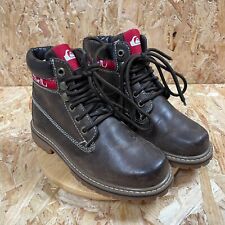 Women's Brown Leather Quiksilver Boots UK Size 2.5  for sale  WORTHING