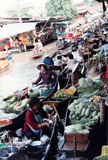 Antigos Foto 1999 Thai pessoas vendendo Comida local no mercado de Barco Água Tailândia #23 comprar usado  Enviando para Brazil