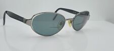 Óculos de sol oval vintage Anne Klein 4013 K1099 Gunmetal Itália SOMENTE ARMAÇÕES comprar usado  Enviando para Brazil