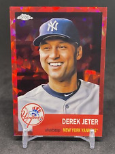 2022 Platinum Ann Red Atomic Refractors #2 Derek Jeter /100 for sale  Shipping to South Africa