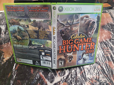 Cabelas Big Game Hunter 2010 Xbox 360 CIB EN/FR Tested Free Shipping in Canada !, used for sale  Shipping to South Africa