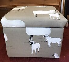 Reupholstered footstool pouffe for sale  PRESTON