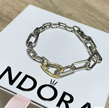 Autêntico NOVO PANDORA Me 925 Pulseira Corrente de Elos de Prata Chaveiro de Amor com Caixa de Presente comprar usado  Enviando para Brazil